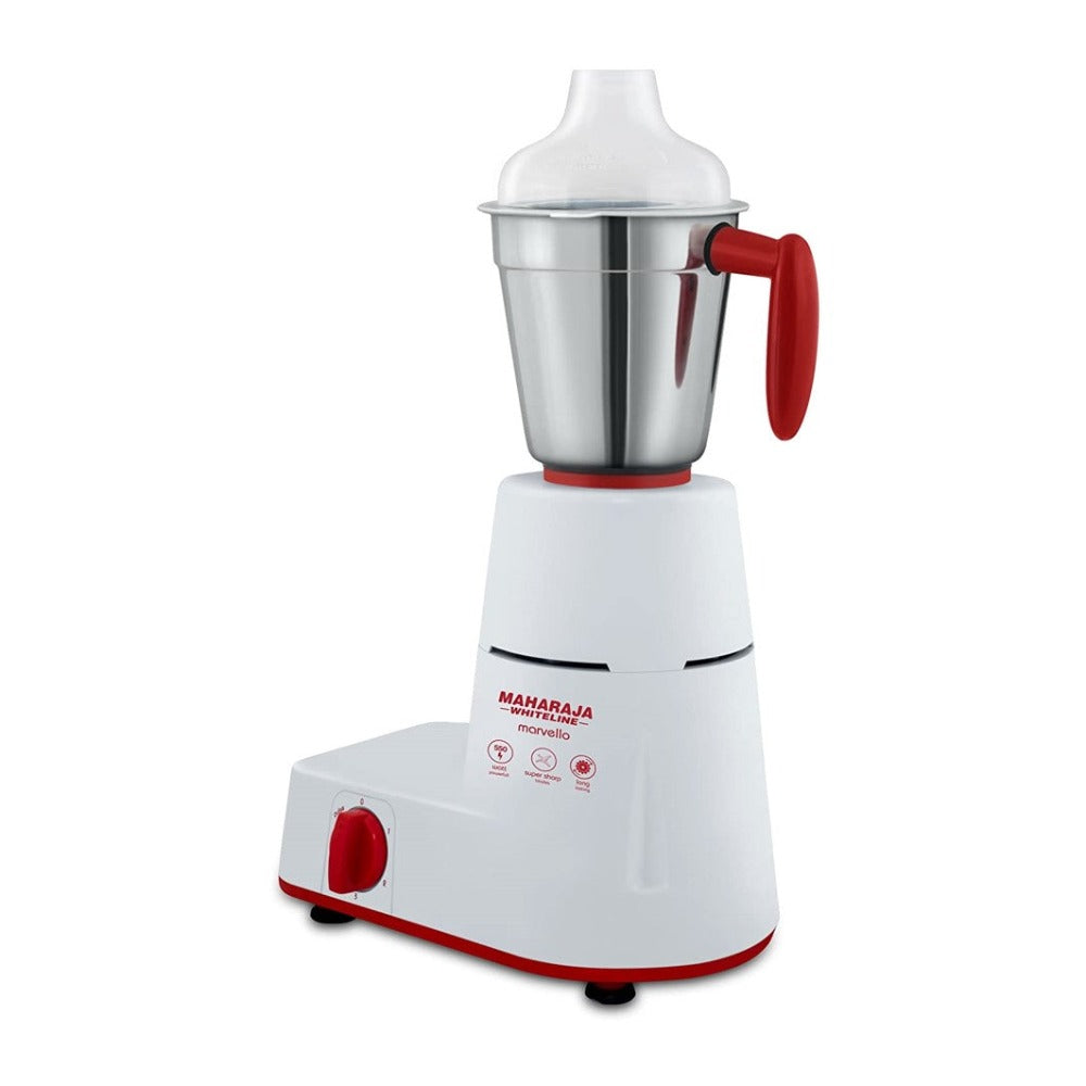 Maharaja Whiteline Marvello 500 Watt Mixer Grinder with 3 Jar - MH5200101100 - 2