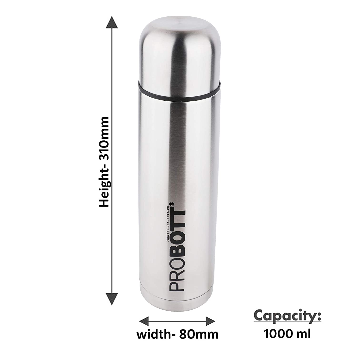 PROBOTT Thermosteel Old Edition Vacuum Flask 1000ml -Silver PB-1000-02