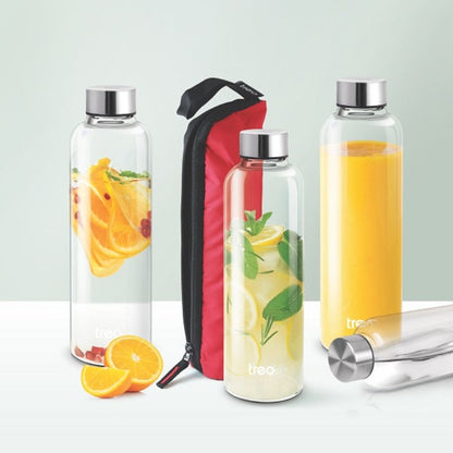 Treo Swag Borosilicate Glass 750 ml Bottle with Case - 1