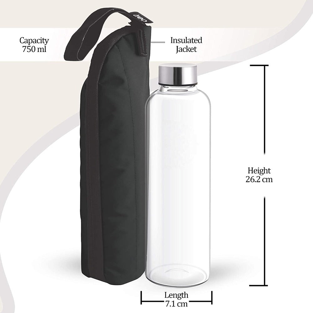 Treo Swag Borosilicate Glass 750 ml Bottle with Case - 8