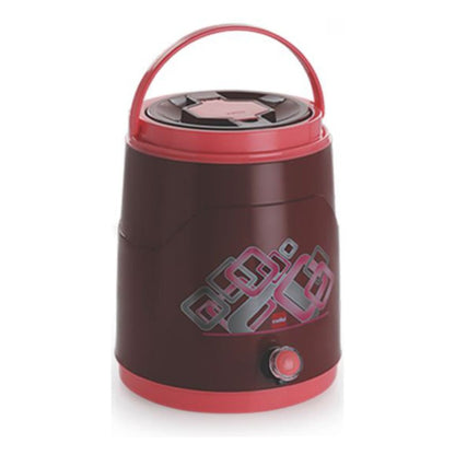 Cello Fountain Plastic Insulated Water Jug - Maroon - 10 Litre - 16