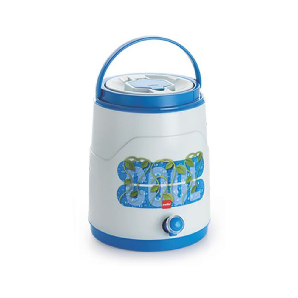 Cello Fountain Plastic Insulated Water Jug - Blue- 7.5 Litre - 6