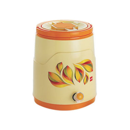 Cello Fountain Plastic Insulated Water Jug - Orange - 7.5 Litre - 2