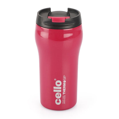 Cello Oreo Stainless Steel Flask Travel Mug - Red - 5