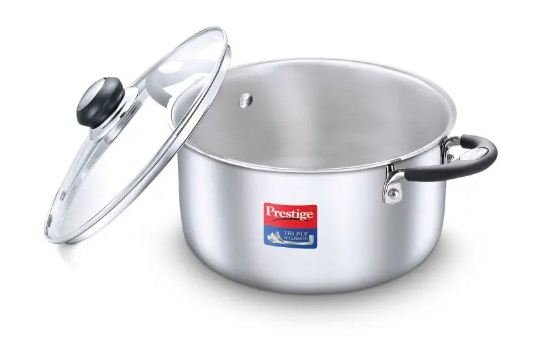 Prestige Triply Splendor Cookware Caserole 220 MM - PR37420 | काचेचे झाकण