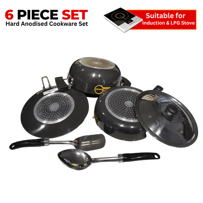 Kukeeze Hard Anodised Cookware Set - 2