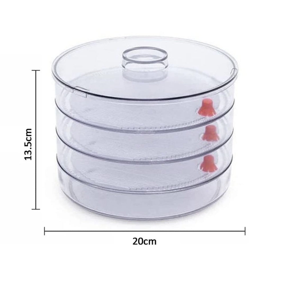 Plastic 4 Compartment Sprout Maker - 6