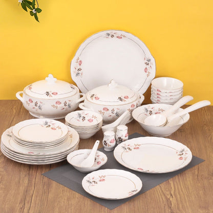 Clay Craft Ceramic Karina Floral Dinner Set - 1