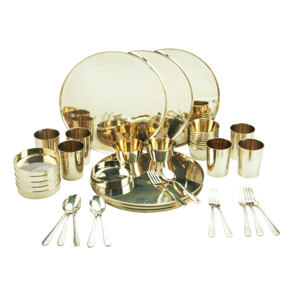 Lacoppera Pure Bronze Bronzente Six Dinner Set - 1