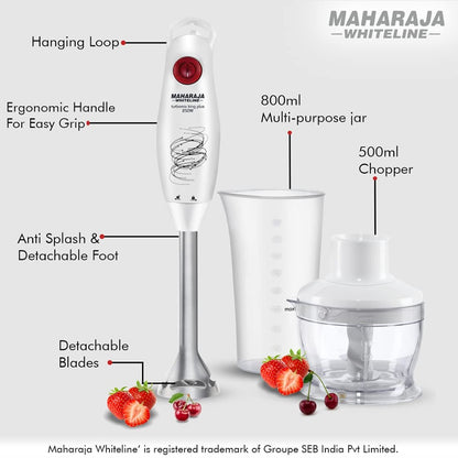 Maharaja Whiteline Turbomix King Plus 250 Watt Hand Blender - 9