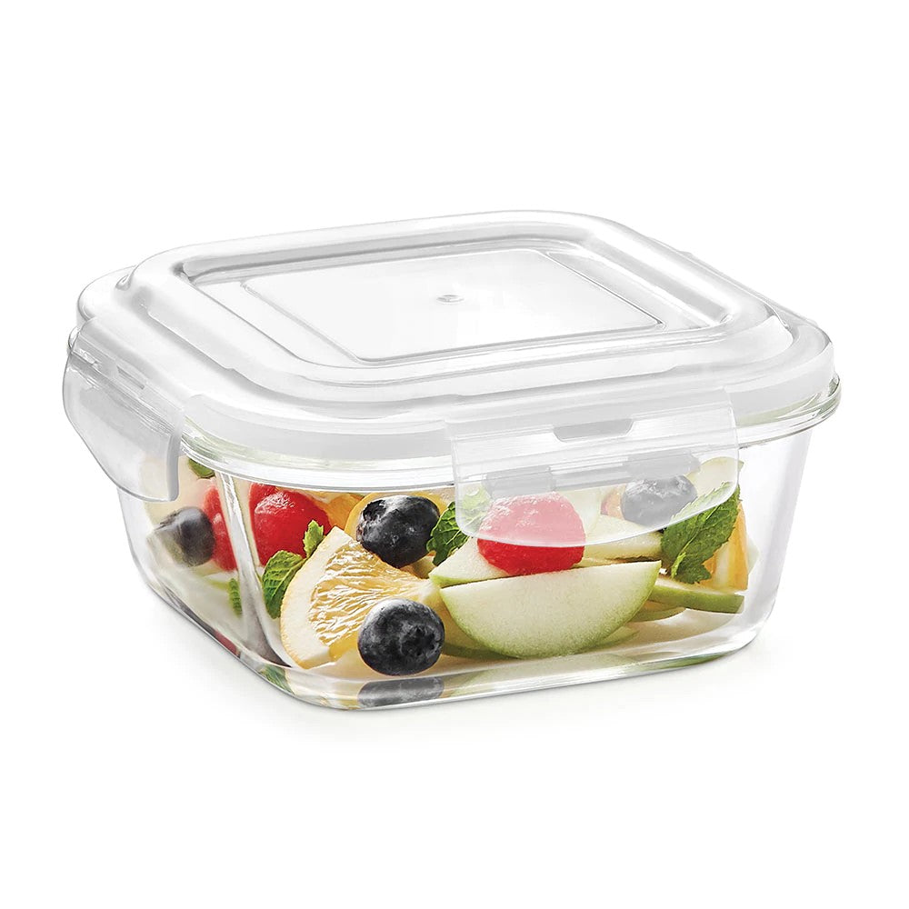 Borosil Store Fresh 320 ml Set of Klip N Store Glass Storage Containers - 1