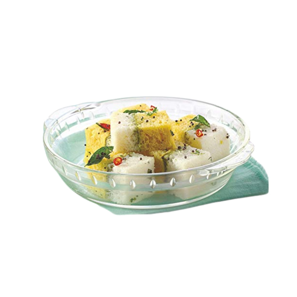 Borosil Round Microwavable Plate - 20 cm - 2