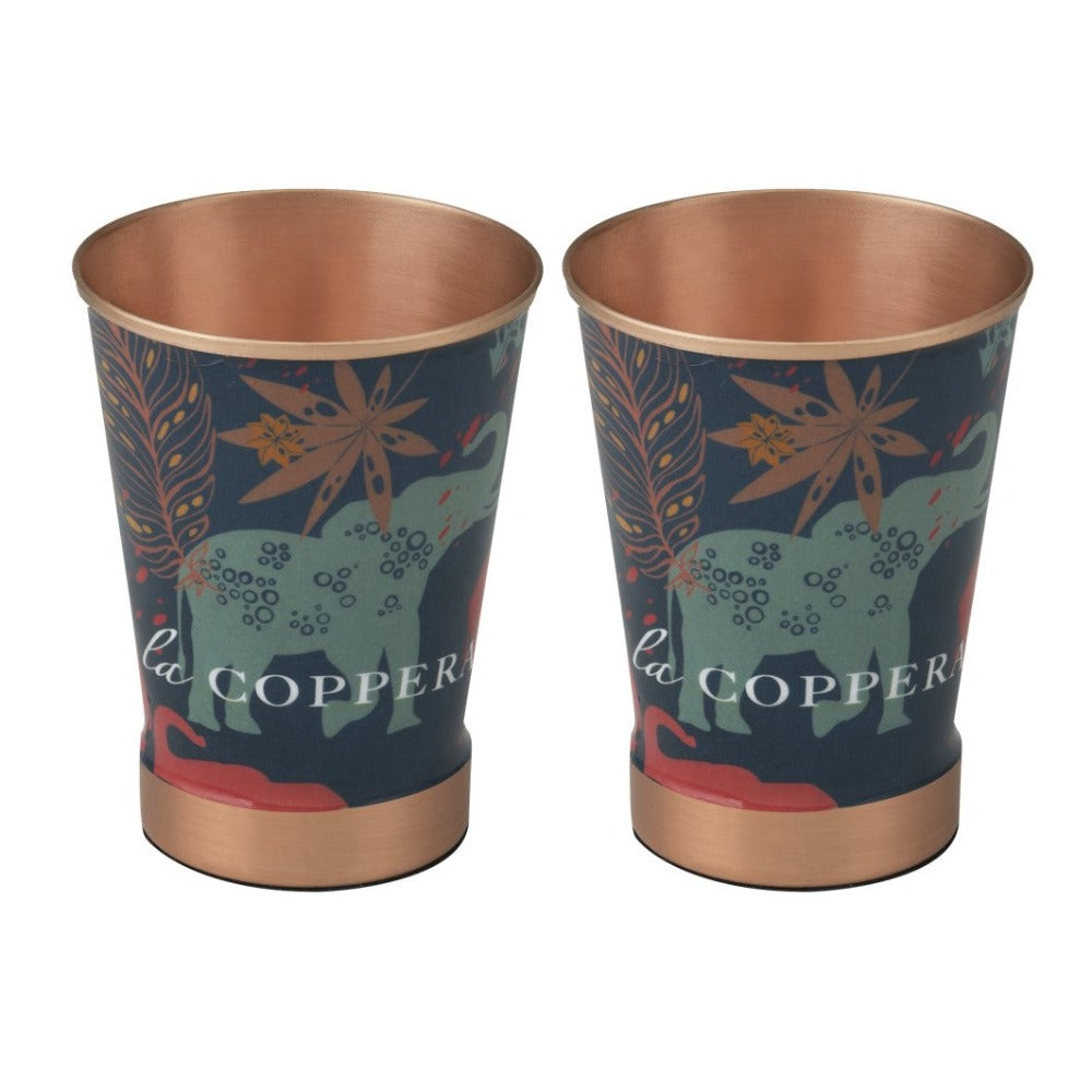 Lacoppera Copper Rock Texture 250 ML Tumblers - LH-4003-T1-01- 3