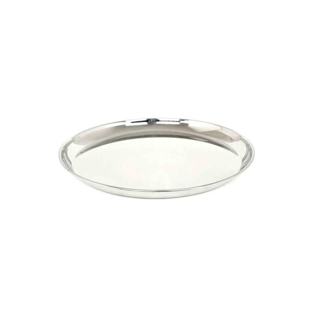 Mirror Stainless Steel Kanchan Bogi Plate - 5