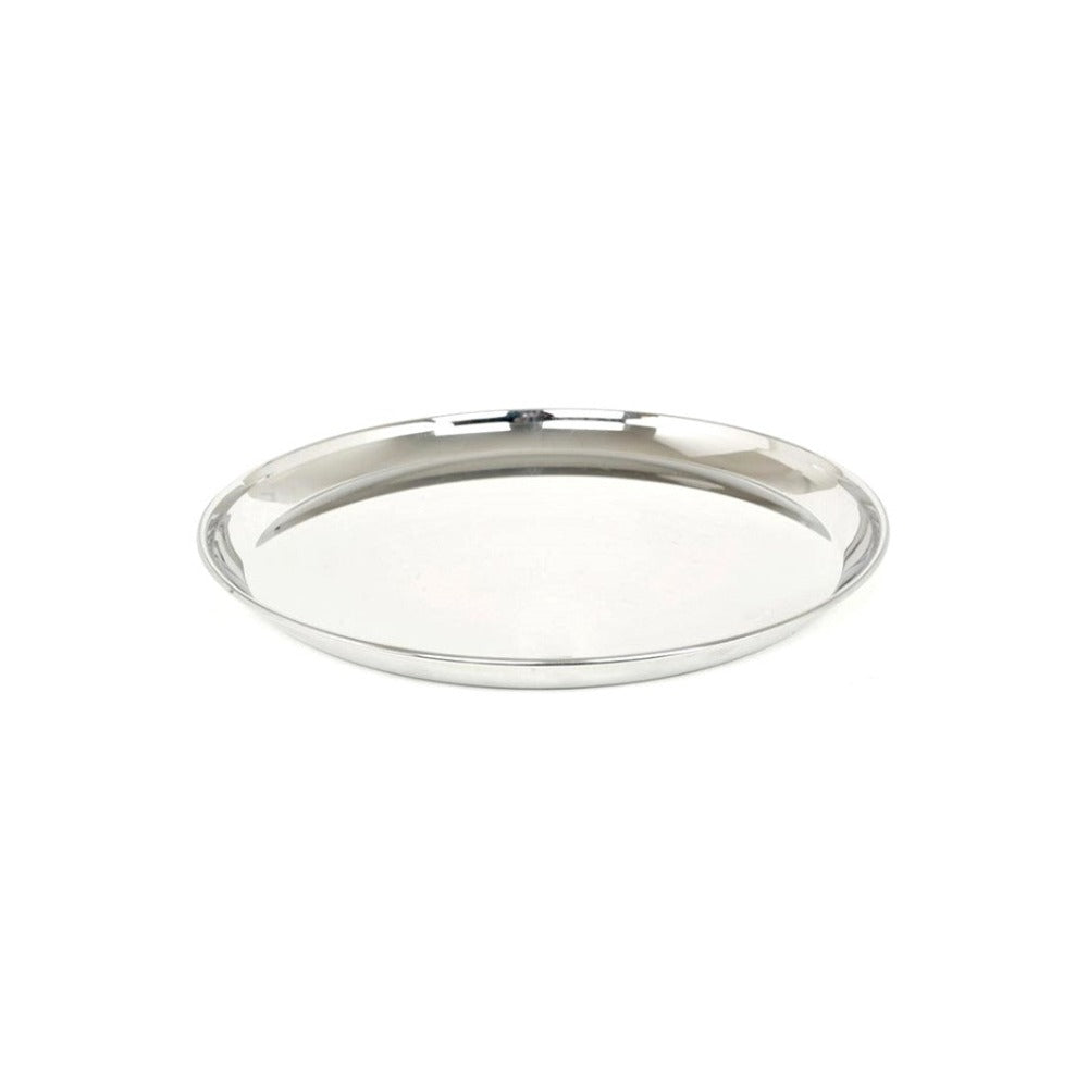 Mirror Stainless Steel Kanchan Bogi Plate - 6