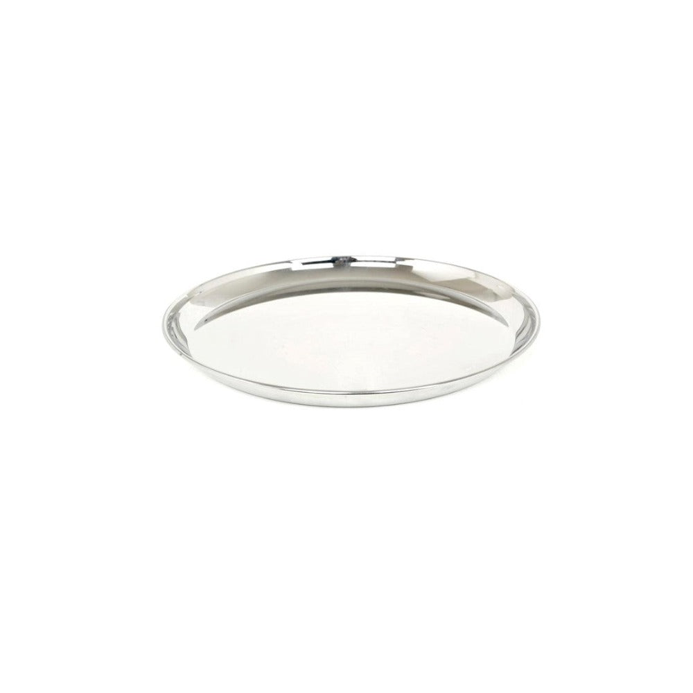 Mirror Stainless Steel Kanchan Bogi Plate - 2