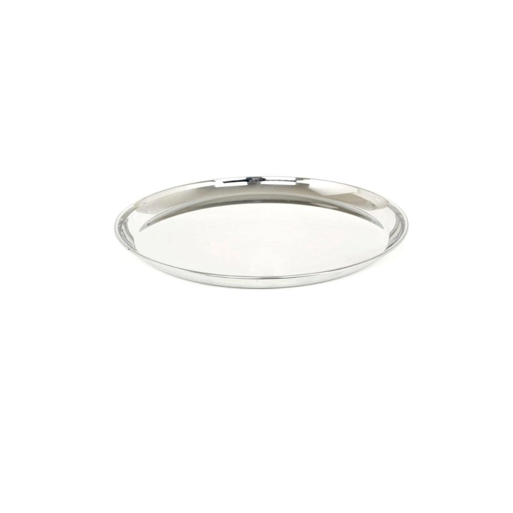 Mirror Stainless Steel Kanchan Bogi Plate - 3