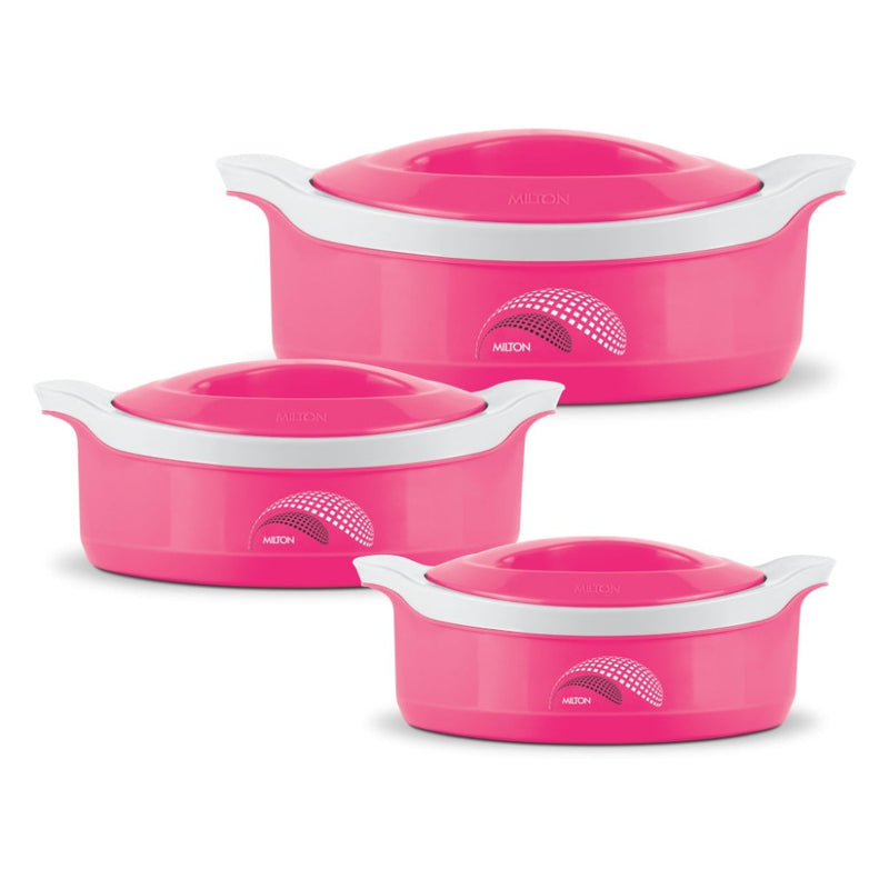 Milton Trumph 3 Piece Casserole Gift set, Red FG-THF-FTK-0199 in bulk for  corporate gifting | Milton Storage wholesale distributor & supplier in  Mumbai India