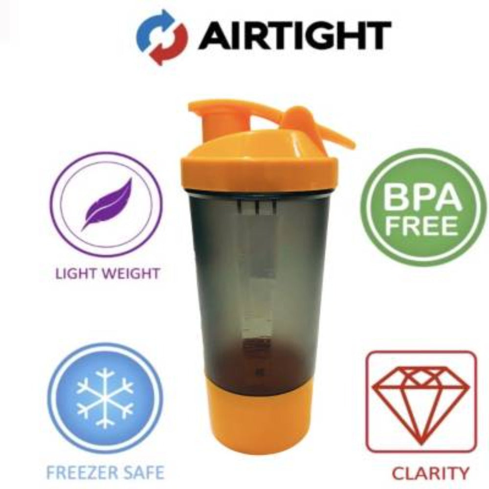 Plastic 800 ML Protein Shaker Gym Bottle - 4