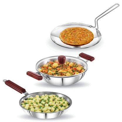 Hawkins Triniti Tri-Ply Stainless Steel Cookware Set -1