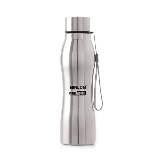 Nirlon Stainless Steel Freezer Bottle- Hexa 1000 Ml - (Mirror Finish)