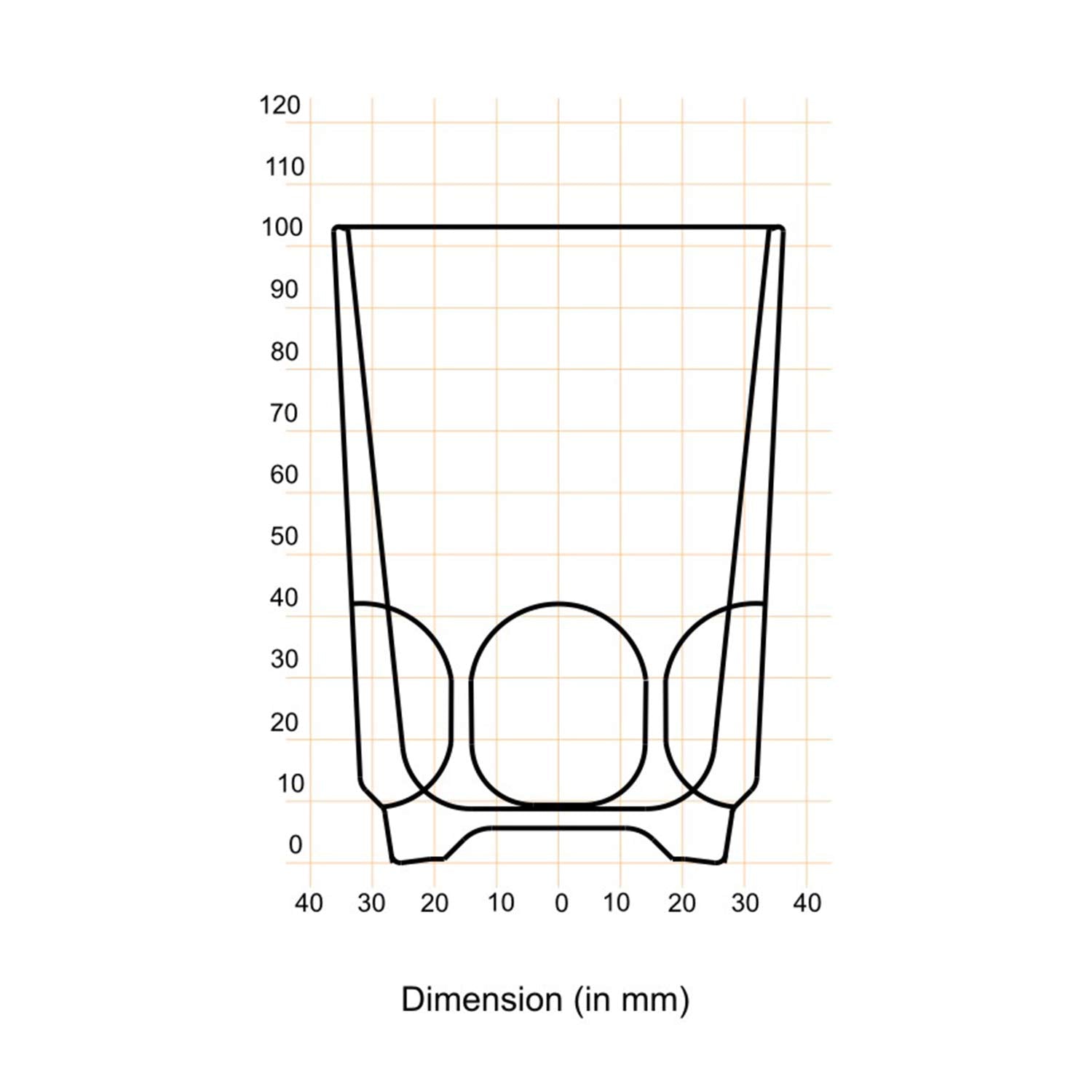 YERA T9C 265 ML India Series Glass | Set of 6 Pcs