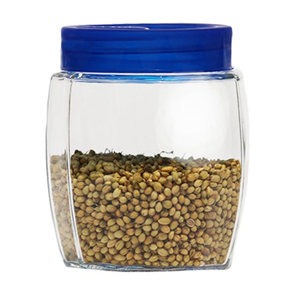 PantryMate Storage Jars with Blue Lids (1 KB600 jar of 600ml)