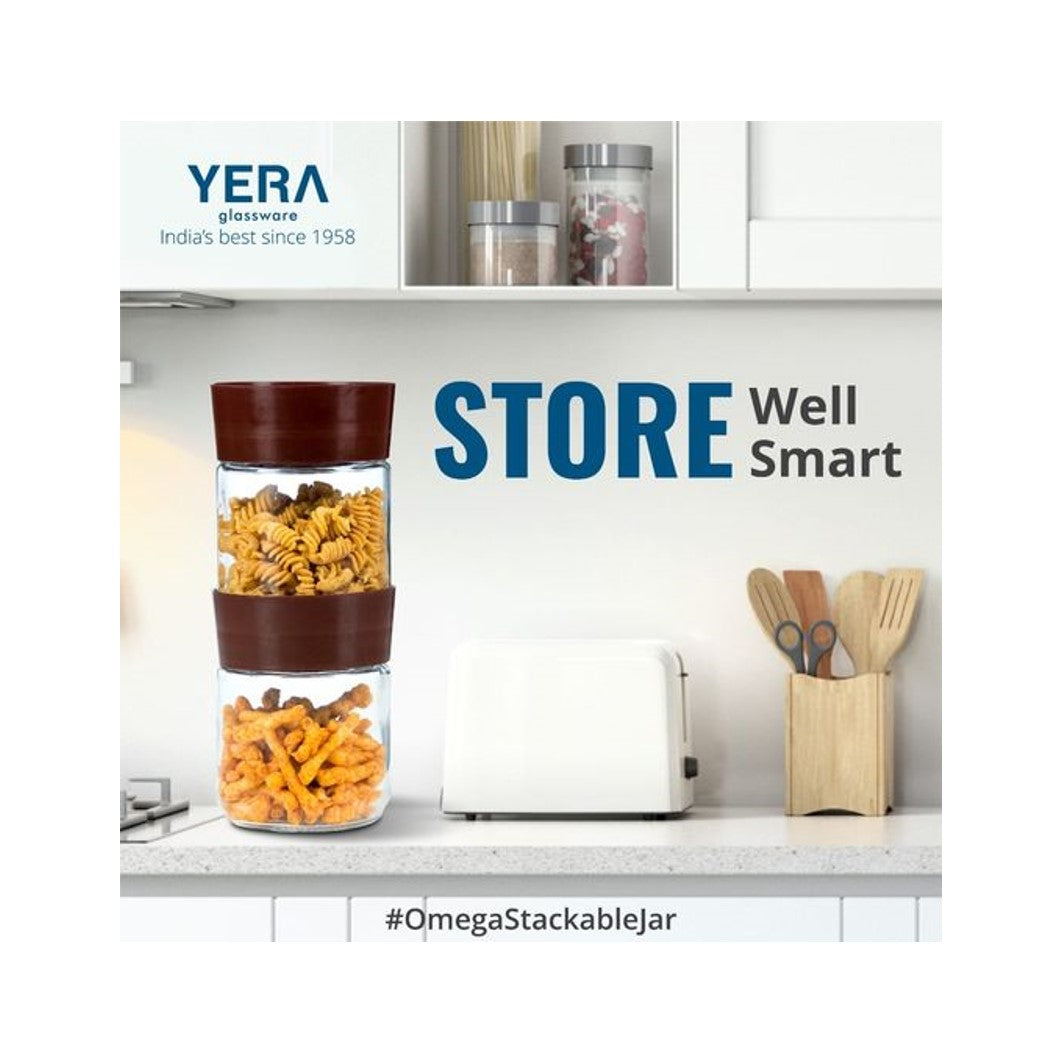 Yera Omega 600 ml Stackable jars - 2