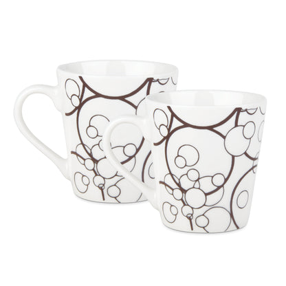 Treo Earthen Ceramic मग 210 ML - Tre0040 | 2 Pcs चा संच | चहा आणि कॉफी