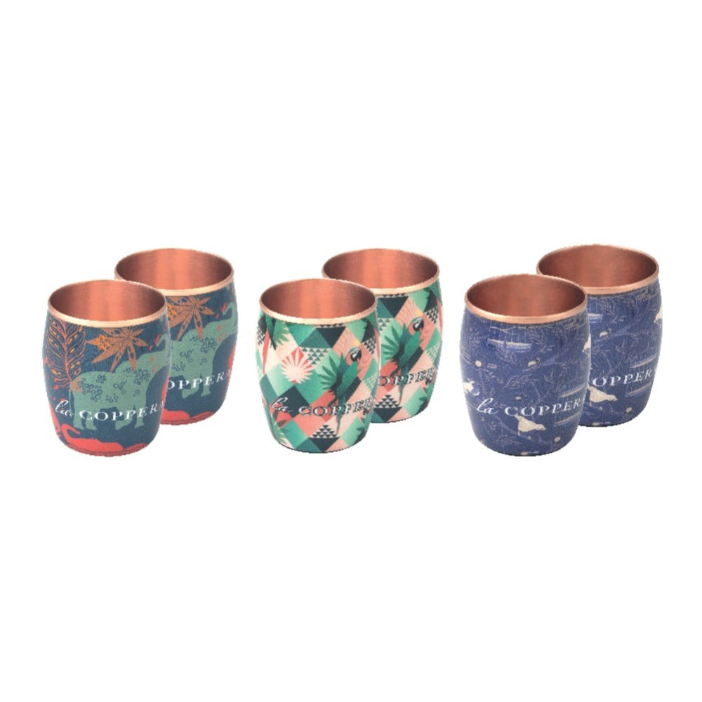 Lacoppera Cooler Texture Copper 250 ML Tumblers - LH-4001-T1-01 - 1