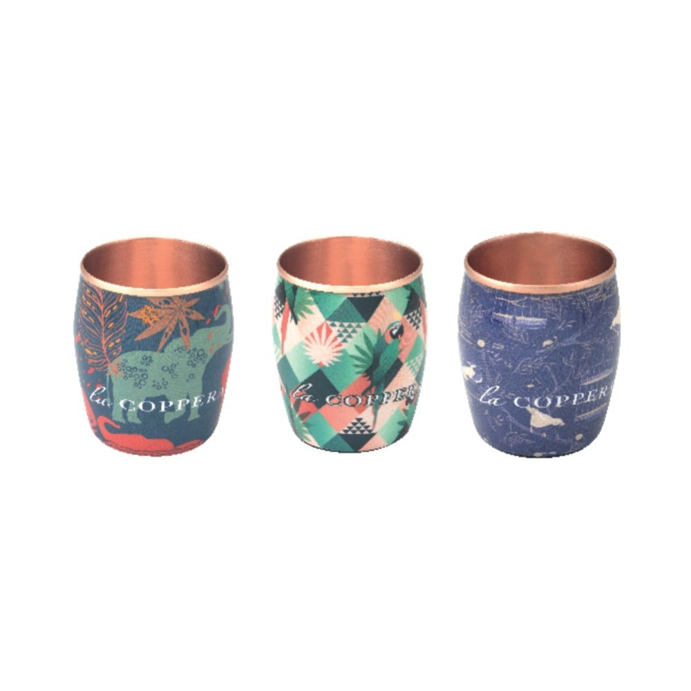 Lacoppera Cooler Texture Copper 250 ML Tumblers - LH-4001-T1-02 - 9