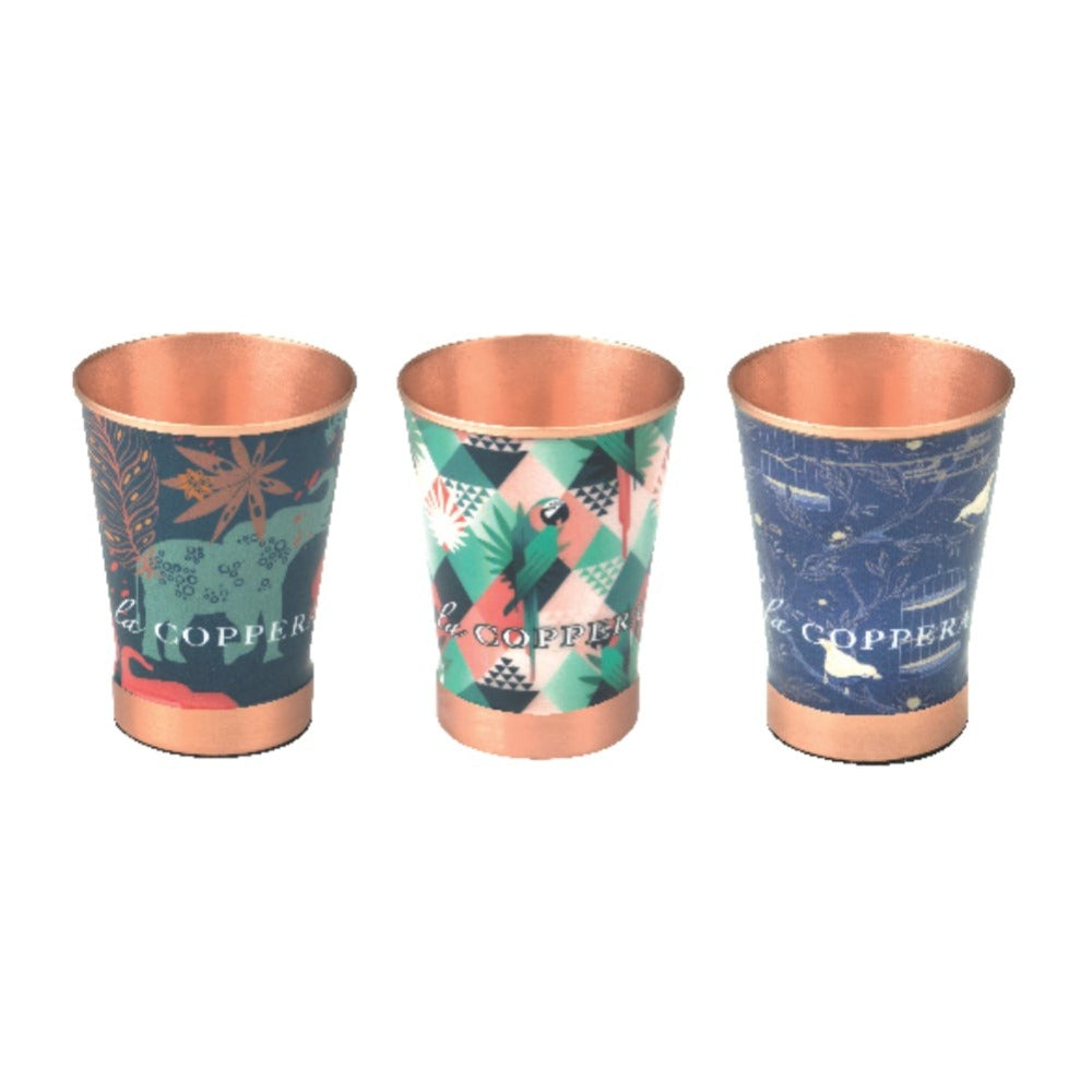 Lacoppera Copper Rock Texture 250 ML Tumblers - LH-4003-T1-01- 8