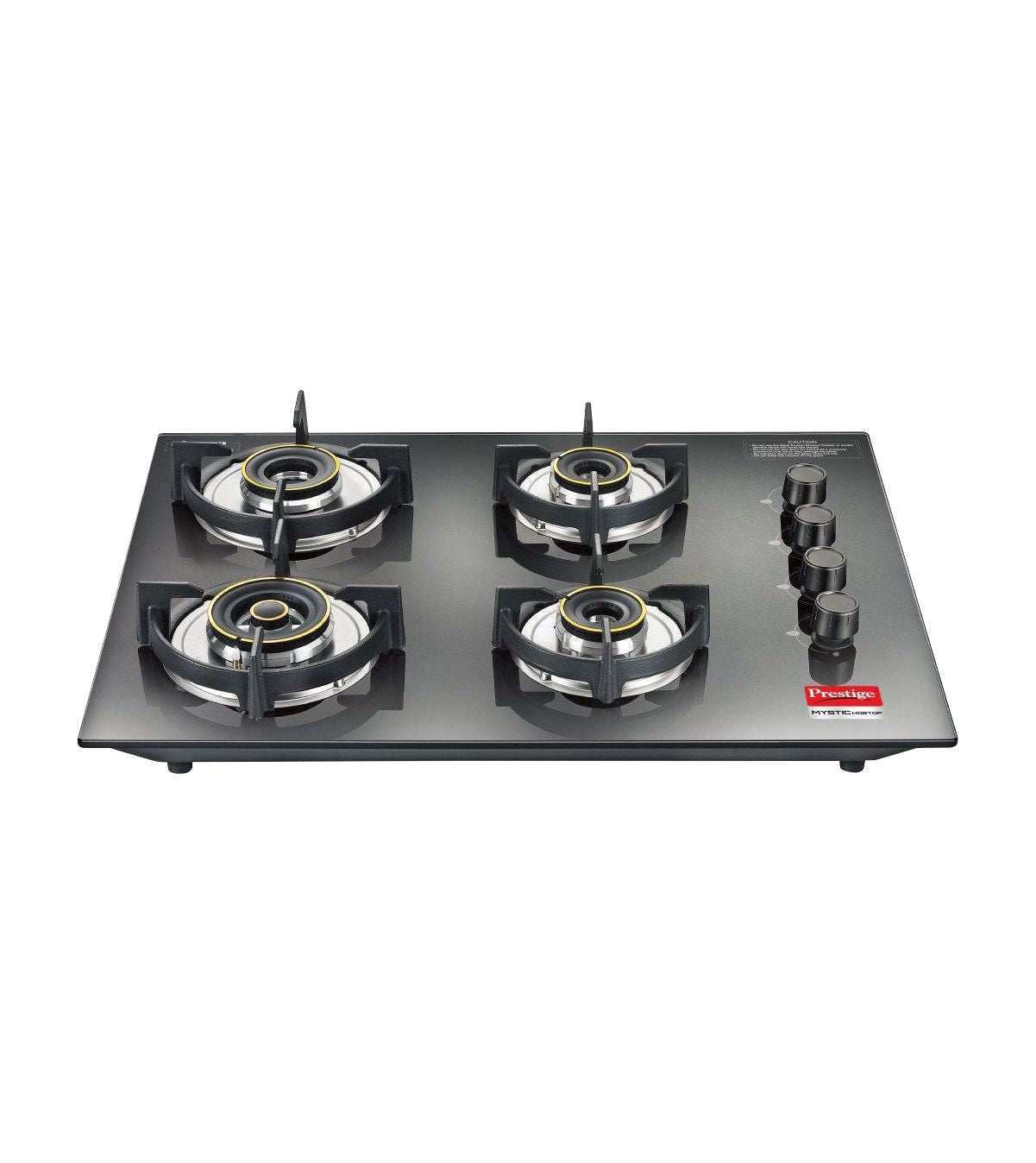 Prestige Mystic PHTM 04 Toughened Glass Top 4 Burners Hobtop - 40575 - 1