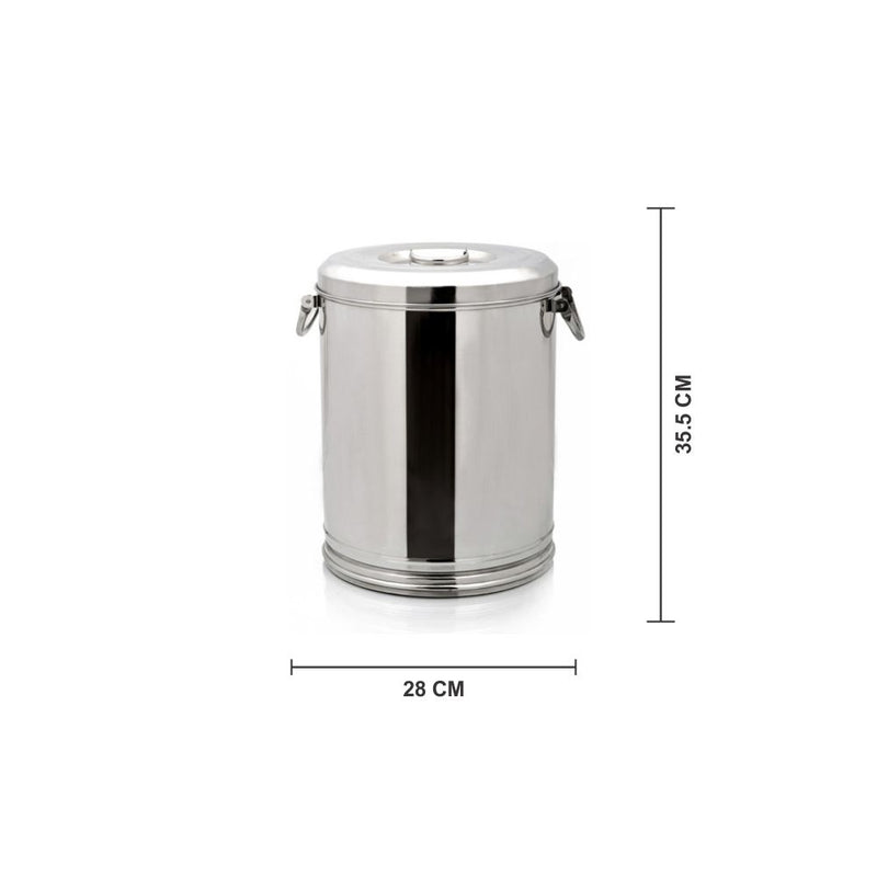 Coconut Stainless Steel Plain Milk Can/ Milk Barni /Milk Pot/Oil Can ( –  Coconut Store