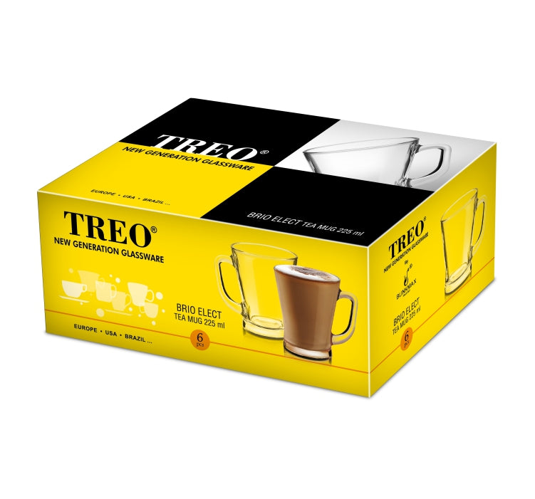 Treo Brio मग 170 ML संच 6 Pcs - Tre0049