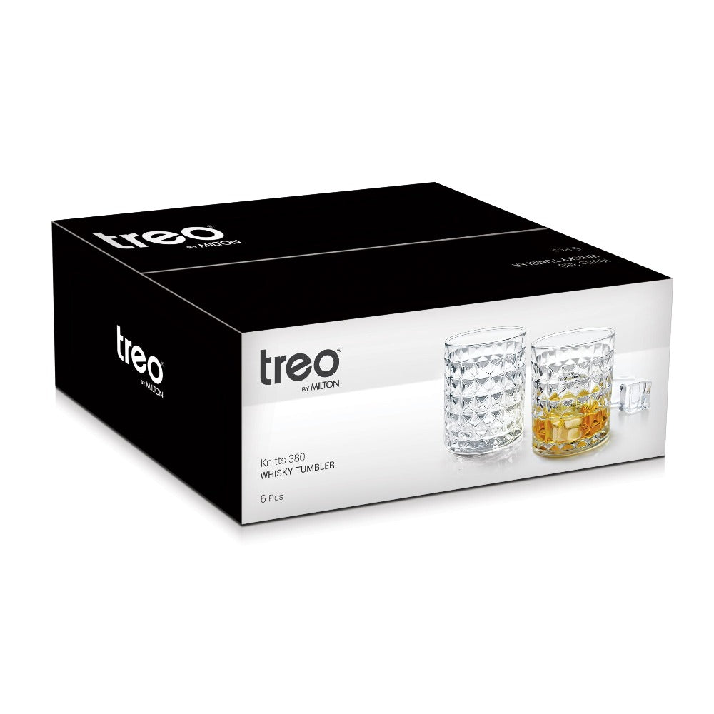 Treo Knitts 380 ML Whisky Tumbler - 3