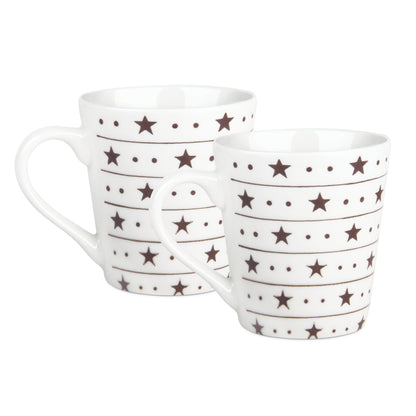 Treo Earthen Ceramic Mug 210 ML - Tre0040 | Set of 2 Pcs | Tea and Coffee